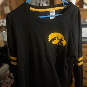 Black and Gold Long Sleeve Shirt